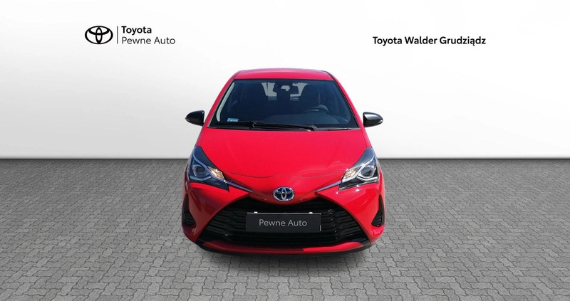 Toyota Yaris cena 67900 przebieg: 33780, rok produkcji 2019 z Grudziądz małe 191